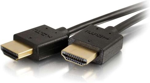 C2G HDMI Cable, 4K, High Speed HDMI Cable, 60Hz, 2 Feet (0.60 Meters), Black, Cables to Go 41362 in Saudi Arabia
