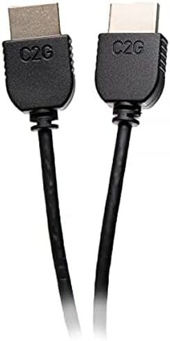 C2G HDMI Cable, 4K, High Speed HDMI Cable, 60Hz, 2 Feet (0.60 Meters), Black, Cables to Go 41362 in Saudi Arabia