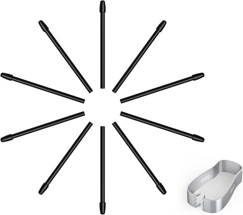 (10 عبوات) رؤوس أقلام بديلة من Ayotu لأقلام رائعة 2 - حساسية الضغط ودعم كتابة الإمالة، مع أداة إزالة السن، طرفان رائعان للقلم (القلم غير متضمن) in Kuwait
