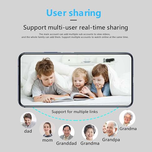 Luqeeg 1080P HD Video Camera with Connection, Motion Detection, Mini Size, Intelligent Security for Home Outdoor in Saudi Arabia