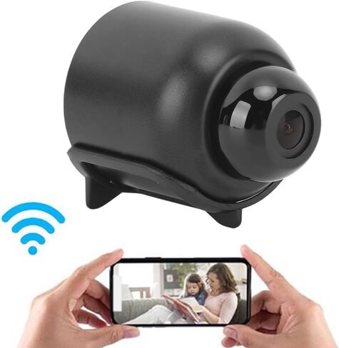 Luqeeg 1080P HD Video Camera with Connection, Motion Detection, Mini Size, Intelligent Security for Home Outdoor in Saudi Arabia