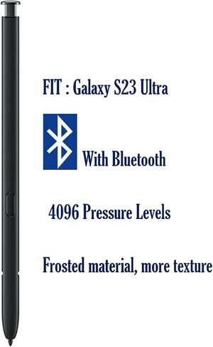 قلم Galaxy S23 Ultra S مع بديل بلوتوث لهاتف Samsung Galaxy S23 Ultra (أسود فانتوم) in Kuwait