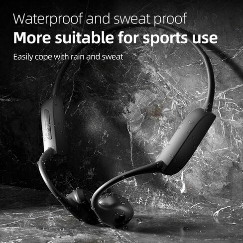 Sweet Gisele Open-Ear Bluetooth Bone Conduction Headphones – Wireless Earbuds with Mic, Over-Ear Sport Headband for Secure Fit - Ear Hanging Earphones for Running, Fitness and Workouts in Saudi Arabia