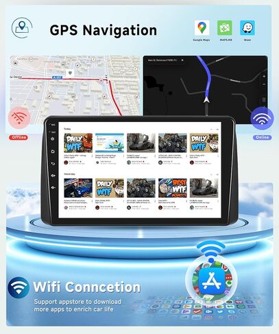 8 CORE G+64G Car Radio Stereo for Dodge Grand Caravan 2011-2020/for Chrysler Grand Voyager 2011-2015, Wireless CarPlay Android Auto 9 Inch IPS Touch Screen Android 13 GPS WiFi BT 32-Band DSP Camera in Saudi Arabia