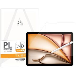 ARMOR Flexible Glass Paper Texture Feel Screen Protector for iPad Air 13" (2024,M2), Anti-Glare with Blue Light Filter