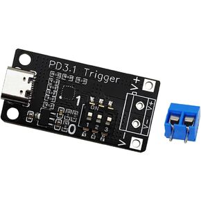 4PCS Type-C PD3.0/3.1 QC Trigger Module 5V 9V 12V 15V 20V 28V 5A Adjustable Voltage Fast Charge Power Trigger Board USB-C Female Input