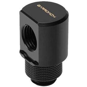 Barrowch G1/4" Angle 90 Degree Rotary Extender Fitting Male to Female FBWT90-MR (Black)