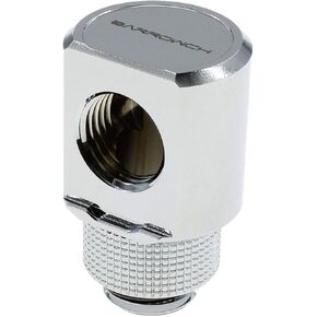Barrowch G1/4" Angle 90 Degree Rotary Extender Fitting Male to Female FBWT90-MR (Black)