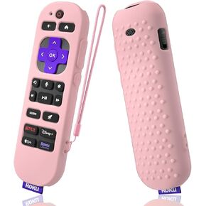 Silicone Cover for Roku Voice Remote Pro 2nd Ed. Roku Remote Control RCB1R Protective Silicone Case Sleeve Shockproof Skin for Roku Remote with Lanyard (Mint)