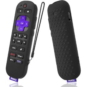 Silicone Cover for Roku Voice Remote Pro 2nd Ed. Roku Remote Control RCB1R Protective Silicone Case Sleeve Shockproof Skin for Roku Remote with Lanyard (Mint)
