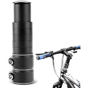 RainFlowwer Bike Stem 28.6mm (1-1/8"), 120mm Aluminum Adapter Adjustable Alloy Handlebar Stem Riser for Mountain Bike, Road Bike, MTB, BMX