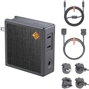 𝐒𝐥𝐢𝐦𝐐 Gan Charger for Laptop: 150W,135W,130W,120W,90W,65W - DC&Type-C Charger Compatible with Dell,Lenovo,HP,Razer,MSI,Asus,Acer