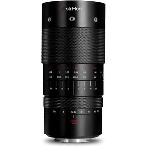 AstrHori 120mm F2.8 2X Macro Lens Full Frame Large Aperture Manual Medium Telephoto Prime Lens Compatible with Sony E Mount Mirrorless Cameras