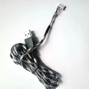 USB Mouse Cable & Cord for Zowie ZA11/ZA12/ZA13 /ec1 ec2 ec3 za11 za12 za13 Fk1 fk1+ fk2b fk2c Series/Microsoft Explorer 3.0 / Intellimouse 1.1/1.1 Mouse