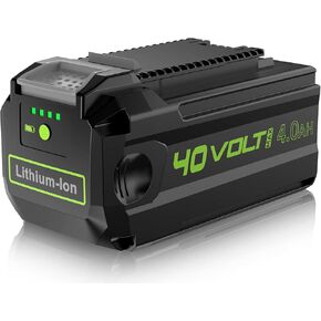 S SKSTYLE Replacement for Greenworks 40v Battery 4.0 ah Lithium-Ion (Compatible with All Greenworks 40v Power Tools)