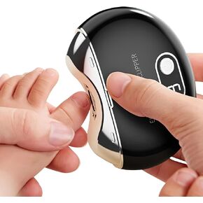 Automatic Electric Nail Clipper,with LCD Digital Display, Safety Baby Fingernail Nail Clipper, 3-Speeds Levels and Nail Clip Storage, USB Rechargeable Suitable for Babies,Children, Adults and Seniors