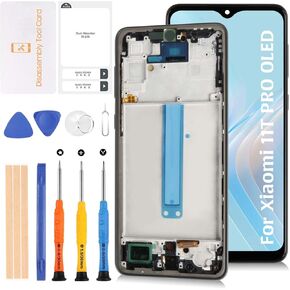 A33 5G OLED LCD Display +Black Frame for Samsung Galaxy A33 5G SM-A136E A336B A336M 6.4" LCD Screen Display Replacement Touch Digitizer Assembly Kit