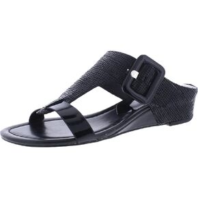 Donald Pliner Women's Ofelia Python Print Upper Cork Wedge Heel Heeled, Comfortable, Leather, Slide Sandals