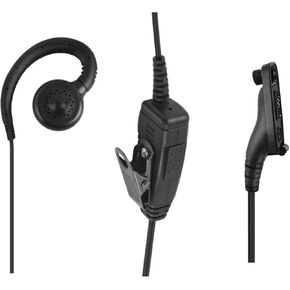 Walkie Talkie Earpiece with Mic Ear Piece Ptt Microphone Headset for Motorola apx 6000 7000 8000 xpr 6550 6550e 7550 7550e 2-way Radios(C Swivel)