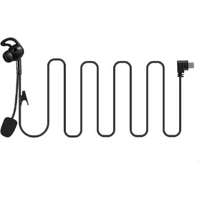 USB C Right-Ear Referee Headset, Earpiece with Mic Fit for Upgraded V6 Pro V4 Plus Soccer Football Coach Intercom Radio