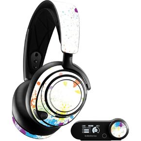 MightySkins Skin Compatible with SteelSeries Arctis Nova Pro - Splash of Color | Protective, Durable, and Unique Vinyl Decal wrap Cover | Easy to Apply, Remove, and Change Styles | Made in The USA