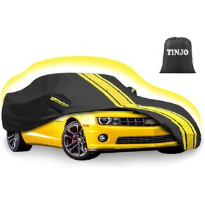 Waterproof Car Cover Custom Fit for 1984-2019 Chevy Corvette C4 C5 C6 C7, 6 Layers Indoor/Outdoor Full Car Cover All Weather DustProof Rain Sun UV Protection for Automobiles, with Straps, Storage Bag