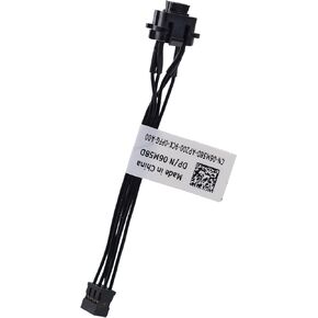 Deal4GO Front Power Button Switch Singal Cable 6M58D Replacement for Dell Optiplex 7070 7060 7050 5070 5060 3070 3060 3040 Precision 3420 3430 SFF Desktop, Black