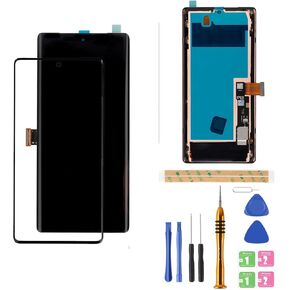 AMOLED Digital Display Compatible for Google Pixel 6 Pro GLUOG G8VOU LCD Display Touch Screen Assembly with Tools(Support Fingerprint)