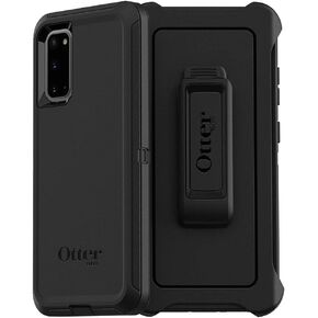 OtterBox Defender Series Screenless Edition Case for Samsung Galaxy S20 & S20 5G (Only) - Holster Clip Included - Non-Retail Packaging - Black