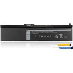 ZTHY New NYFJH Laptop Battery Replacement for Dell Precision 7530 7730 7540 7740 Series GW0K9 0WNRC VRX0J 0NYFJH 0GW0K9 451-BCGI 11.4V 8070mAh 97Wh 6Cell