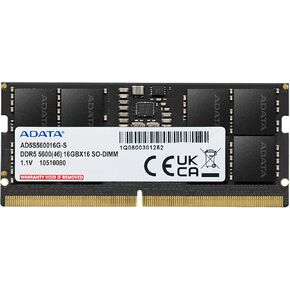 ADATA DDR5 5600MHz 16GB(1x16GB) CL46 SODIMM Notebook Laptop RAM Memory Module OEM Pack