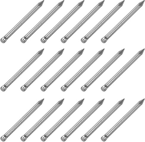 Finishing Nails (2x25mm) 200pcs, Carbon Steel Hardware Nails - for Woodworking Baseboard in Kuwait