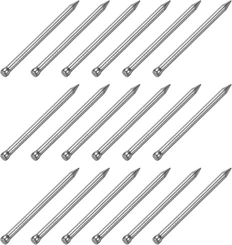 Finishing Nails (2x25mm) 200pcs, Carbon Steel Hardware Nails - for Woodworking Baseboard in Kuwait