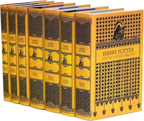 كتب جونيبر - سلسلة هاري بوتر - هاوس ماشوب - أغلفة الكتب فقط لمجموعة كتب هاري بوتر ذات الغلاف الصلب - الكتب غير متضمنة in Kuwait