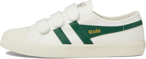 حذاء رياضي نسائي من Gola Coaster Strap، أبيض فاتح/أخضر داكن، 6.5 in Saudi Arabia