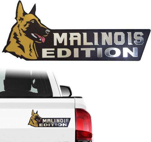 Dog Edition Car Badges, 7D Dog Car Badge Laser Cutting Car Emblem, Car Exterior Emblems Badge,Cute Dogs Badge Rated Car Decals Bumper Stickers Decoration(German Shepherd) in Saudi Arabia