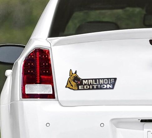 Dog Edition Car Badges, 7D Dog Car Badge Laser Cutting Car Emblem, Car Exterior Emblems Badge,Cute Dogs Badge Rated Car Decals Bumper Stickers Decoration(German Shepherd) in Saudi Arabia