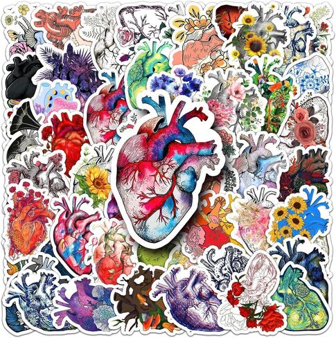 ملصقات القوطي 50 قطعة من الملصقات الخيالية حزم الملصقات الأرجوانية ملصقات فنية جمالية لزجاجات المياه ملصقات المجرة الجمالية ملصقات Vaporwave مقاومة للماء in Kuwait