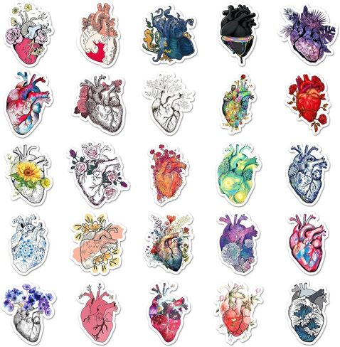 ملصقات القوطي 50 قطعة من الملصقات الخيالية حزم الملصقات الأرجوانية ملصقات فنية جمالية لزجاجات المياه ملصقات المجرة الجمالية ملصقات Vaporwave مقاومة للماء in Kuwait