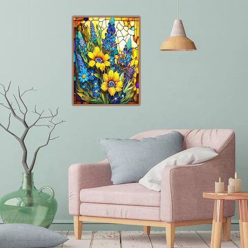 Mushroom Diamond Painting Kits for Adults-Moon Diamond Diamond Art Kits for Adult-Landscape Gem Art Kits for Home Wall Decor(12x16inch) in Saudi Arabia