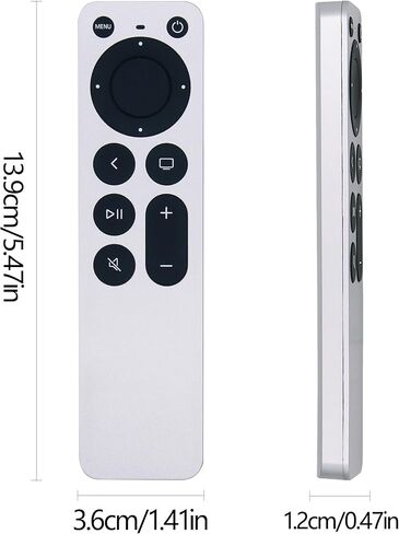 جهاز تحكم عن بعد عالمي بديل جديد لجهاز Apple TV 4K عن بعد Apple TV 4K/ Gen 1 2 3 4/ HD A2169 A1842 A1625 A1427 A1469 A1378 A1218 مع وظيفة التحكم في التلفزيون in Saudi Arabia