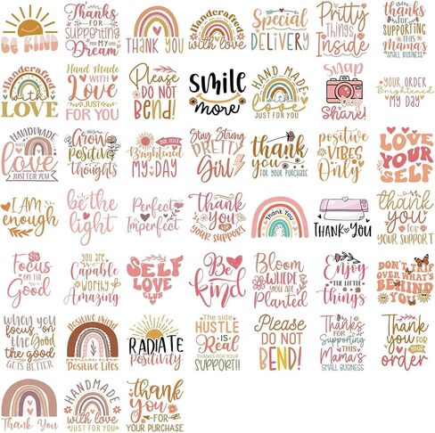 50 PCS Positive Stickers Inspirational Stickers Motivational Water Bottle Stickers for Teens Kids Teachers Waterproof Vinyl Stickers for Water Bottle Hydroflasks Laptops Computers Phone in Saudi Arabia