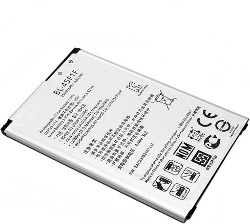 بطارية بديلة BL-45F1F لبطارية LG K9 2018 LM-X210WM LM-X210HM EAC63321601 in Kuwait