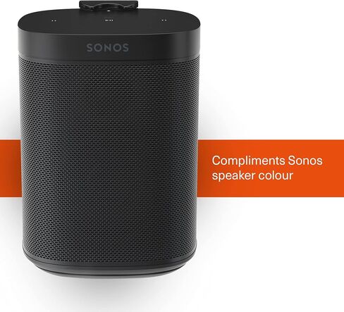 Speaker Wall Mount for Sonos One, SL & Play:1 - Black- Pair in Saudi Arabia