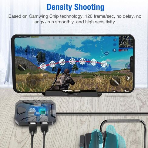 Yoidesu Gaming Keyboard Mouse Converter Adapter for Android, No Delay, Adjustable Stand, Charging While Playing Games (Mix Pro comes standard) in Saudi Arabia