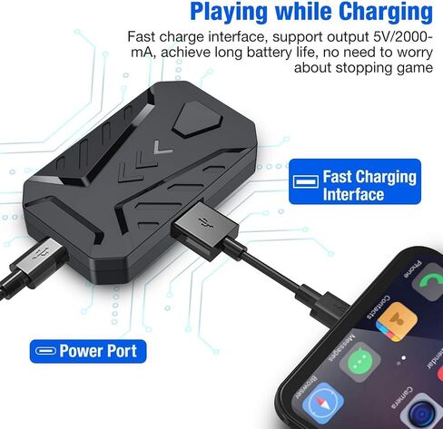Yoidesu Gaming Keyboard Mouse Converter Adapter for Android, No Delay, Adjustable Stand, Charging While Playing Games (Mix Pro comes standard) in Saudi Arabia