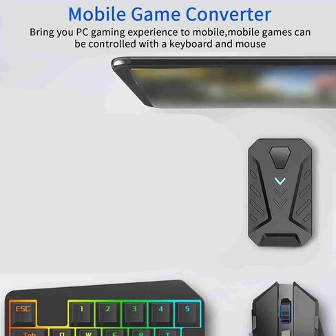 Yoidesu Gaming Keyboard Mouse Converter Adapter for Android, No Delay, Adjustable Stand, Charging While Playing Games (Mix Pro comes standard) in Saudi Arabia