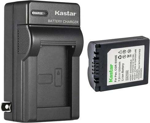 Kastar 1-Pack Battery and AC Wall Charger Replacement for Panasonic Lumix DMC-FZ8, Lumix DMC-FZ8EBK, Lumix DMC-FZ8EBS, Lumix DMC-FZ8EFS, Lumix DMC-FZ8EG, Lumix DMC-FZ8GK, Lumix DMC-FZ8K Cameras in Saudi Arabia