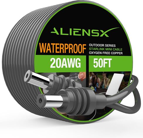 ALIENSX 50FT/15M DC Power Cable for Starlink Mini/Starlink Mini X in Kuwait