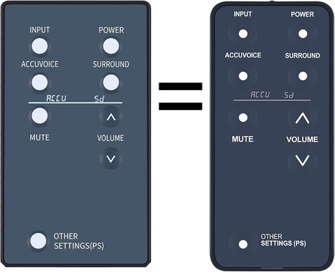 PZL New Replacement Remote Control for Zvox Multi Level AccuVoice TV Speakers & Soundbars in Saudi Arabia